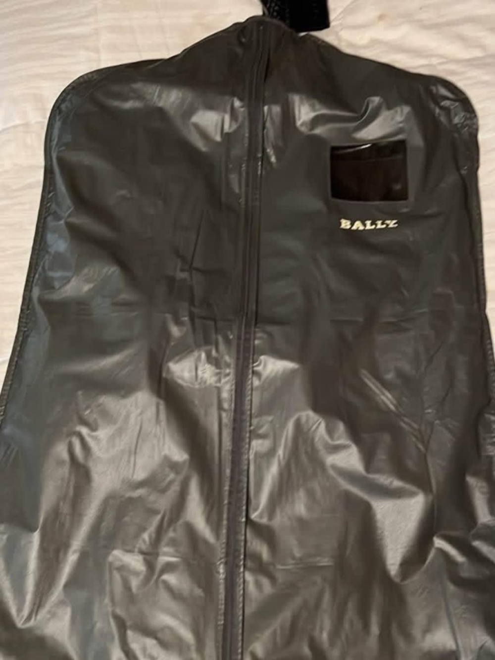 Woman’s leather jacket and wallet